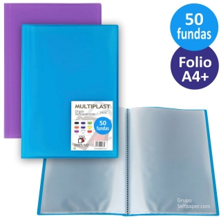 Carpeta con 50 Fundas, Displast