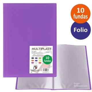 Carpeta de 10 fundas, Displast