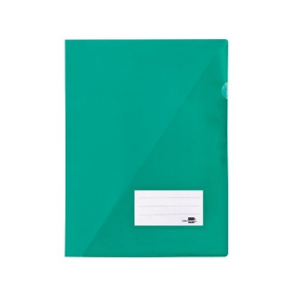 Carpeta dosier uero con tarjetero, verde  Liderpapel BL06