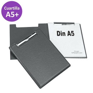 Carpeta plstico con Pinza, Cuartilla,