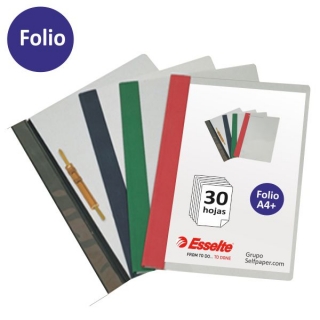 Dosier Fastener Esselte, tamao folio, negro  13209