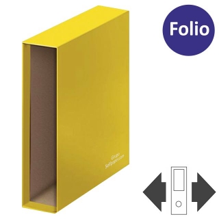 Funda Archivador Palanca Lider F Amarillo  Liderpapel