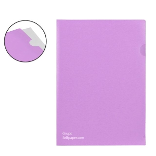 Carpeta dossier en L, con