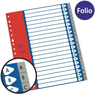 Separador AZ Abecedario multitaladro, Dohe,