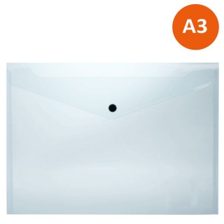 Sobre plastico Din A3 cierre con  Liderpapel DS32