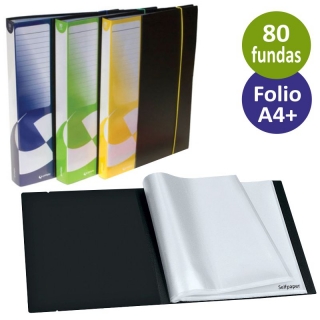 Carpeta con 80 fundas