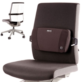 Fellowes 8026501, Cojn lumbar Fusion PlushTouch