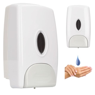 Jabonera, dispensador gel jabn pared bao,  Q-connect KF00884