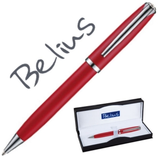 Boligrafo regalo Belius Vilna Rojo, diseo  77702