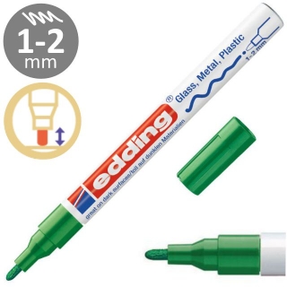 Edding 751 verde opaco, rotulador permanente  751-004