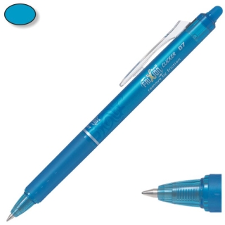 Bolgrafo borrable Pilot Frixion Clicker cyan  NFCAC