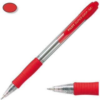 Pilot SuperGrip Rojo, Bolgrafo Super Grip  NSGR