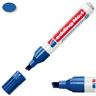 Rotulador Permanente Edding Nº1 Azul  1-003