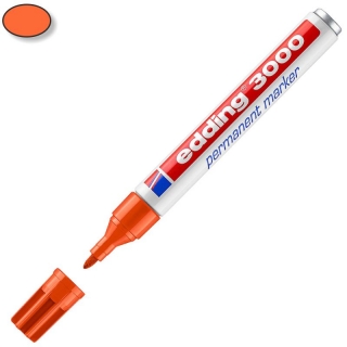 Rotulador Permanente Edding 3000-006 naranja 