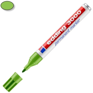 Rotulador permanente Edding 3000-011 verde claro