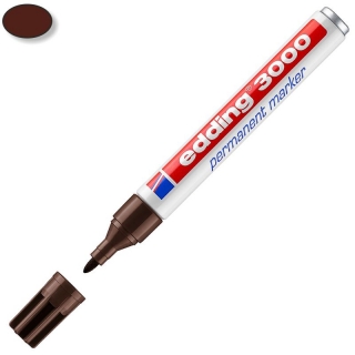 Rotulador Permanente Edding 3000-018 marrón Oscuro