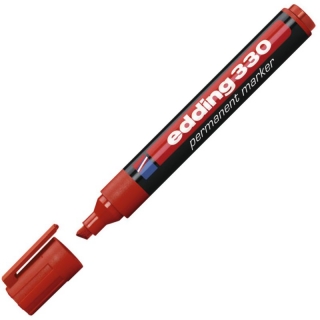 Rotulador Permanente Edding 330-002 Rojo 