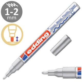 Marcador Edding 751, Rotulador permanente metalizado  751-054