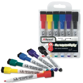 Rotuladores magnticos mini Rexel, para