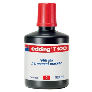 Tinta Edding T100-002 Rojo 