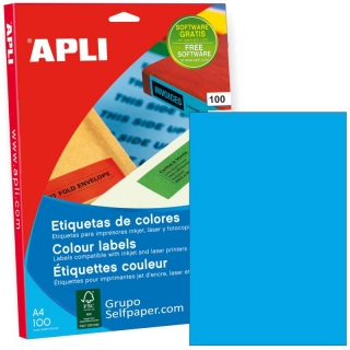 Etiquetas Apli 11839 Papel adhesivo 