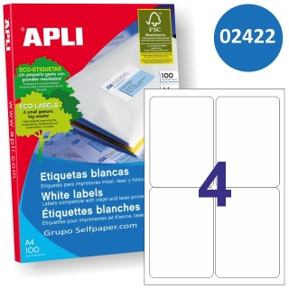 Apli 02422, etiquetas impresora 4
