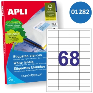 Apli 1282, Etiquetas 48,5 x 