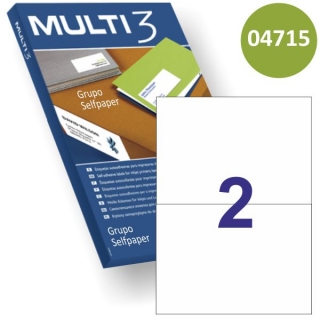 Multi3 04715, Etiquetas impresoras