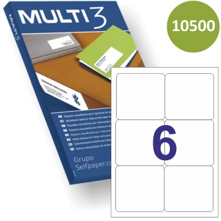 Multi3 10500, Etiquetas impresora