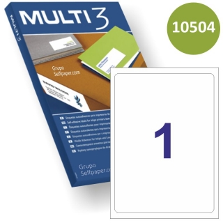 Etiquetas impresora A4 Multi3 10504, 