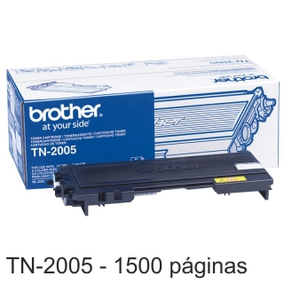 Brother TN2005 Toner original negro 