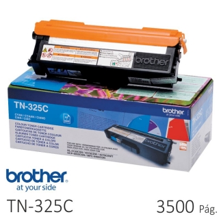 Brother TN325C Cyan, tner color 