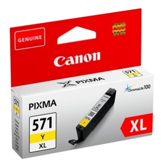 Cartucho Canon CLI-571XL Y, Amarillo  CLI-571XL-Y