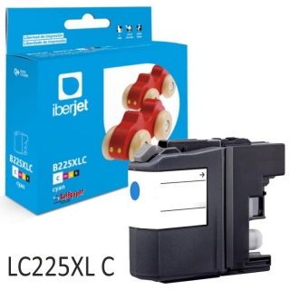 Cartucho Compatible Brother LC225XL Cyan 17.2  Iberjet LC225XLCC