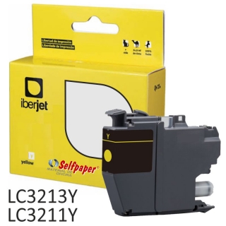 Brother LC3213Y Cartucho tinta compatible LC3211Y  Iberjet LC3213YC