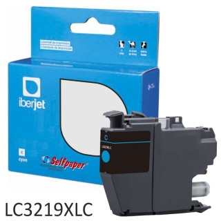 Brother LC3219XLC azul cyan compatible, Cartucho  Iberjet LC3219XLCC