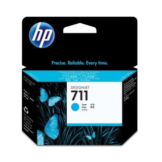 HP 711 color cyan, cartucho de  CZ130A