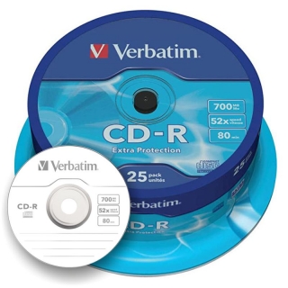 Cds Verbatim 25 unidades Extra  43432