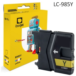 Compatible Brother LC-985Y - Cartucho  Iberjet LC985YC