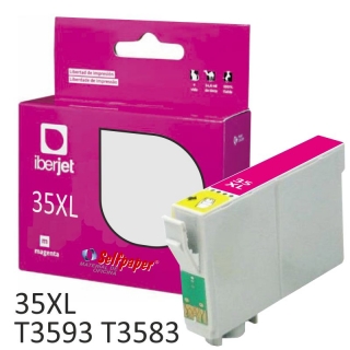 Cartucho tinta compatible 35XL Magenta  Iberjet T3593C