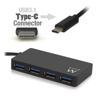 Hub 3.0 USB con 4  IHUB30