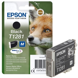 Cartucho tinta Epson T1281 negro M 