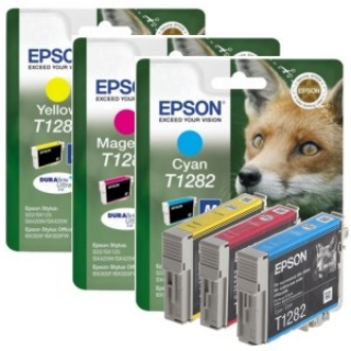 Epson T1282 cyan T1283 magenta T1284