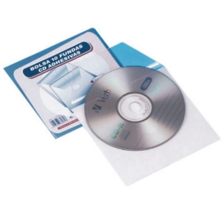 Fundas Cds DVDs Adhesivas solapa Blister  Grafoplas 13700000