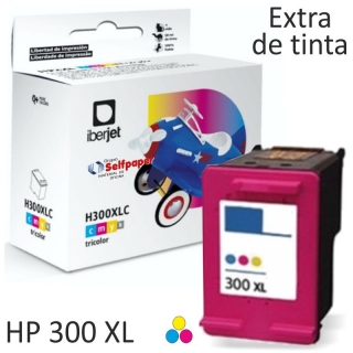 HP 300XL Color  Cartucho  Iberjet 300XLCC