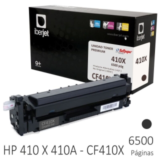 Toner compatible HP 410X, CF410X  Iberjet CF410XC