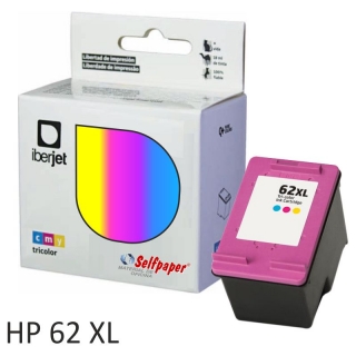 Cartucho compatible HP 62XL Tricolor