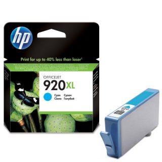 Cartucho original HP 920XL Color cyan,  CD972AE