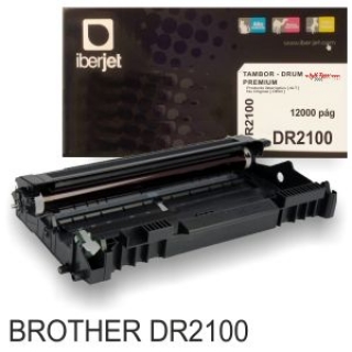 Tambor Compatible Brother DR2100, Fotoconductor  Iberjet DR2100C