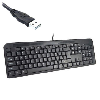 Teclado con cable USB